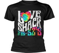 ZHUGU The B-52s Love Shack T-Shirt T-Shirt Black O Neck Tee