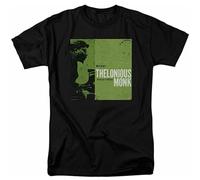 ZHUGU Thelonious Monk Work T Shirt Jazz Pianist Composer Bebop Music Black