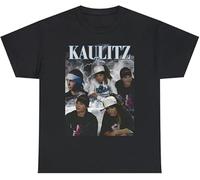 ZHUGU Tokio Hotel Tom Kaulitz T-Shirt Short Sleeve Cotton Black