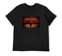 ZHUGU Twin Peaks Cult Tv Show T Shirt Black