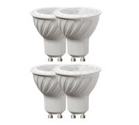 zhuguim 4x GU10 LED Bulb 500LM 2700K Warm White Track Light 5W (50W Equivalent) Bulbs Wall Downlight