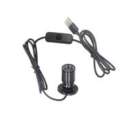 zhuguim LED Spotlight Mini USB 5V with On/Off Switch Dimmable Light Under Cabinet Lighting 2 Meters 4.9 Ft Cable 3 Watt Types(Red)