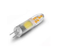 zhuguim No flicker G4 LED Lamp 220V 2W 16LEDS SMD2835 lamp 360 Beam Angle Bulb Replace Crystal Light Chandelier(Warm White)