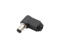 zhuguiming 10/5Pcs 90/180 Degree DC Power Male Jack Connector Adapter 2.5 * 0.7/3.5 * 1.1/3..35/4.0 * 1.7/4.8 * 1.7/5.5 * 2.1/5..5(Green,5Pcs)