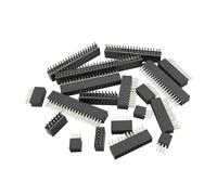 zhuguiming 10Pcs 1.27mm Pitch Double Row Pin Female Header Socket 2 * 2p 3p 4p 5p 6p 8p 10p 12p 40p 50p Connector(2x25Pin)