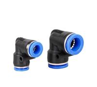 zhuguiming 50/100/500/1000Pcs Pneumatic Fitting PV Pipe Gas connectors Direct Thrust 4 to 12mm Plastic Hose Quick couplings(PV-12,100PCS)