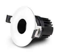 zhuguiming Led Deep Anti Glare Narrow Border Embedded Cob Home Living Room Hotel No Secondary Light Spot Wall Washing Small Hill Spotlight(Cold White,TYPE D-Round,10W Dimma ble)