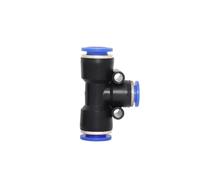 zhuguiming Pneumatic Fittings Pipe Connectors Quick Release Connector PU PY PK PE PV SA Air Tube 4mm 6mm 8mm 10mm Push in Hose Couping(PE(50PCS),12mm)