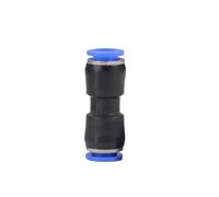 zhuguiming Pneumatic Fittings Pipe Connectors Quick Release Connector PU PY PK PE PV SA Air Tube 4mm 6mm 8mm 10mm Push in Hose Couping(PU(50PCS),10mm)