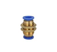 zhuguiming Pneumatic Fittings Pipe Connectors Quick Release Connector PU PY PK PE PV SA Air Tube 4mm 6mm 8mm 10mm Push in Hose Couping(PM(20PCS),4mm)