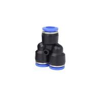 zhuguiming Pneumatic Fittings Pipe Connectors Quick Release Connector PU PY PK PE PV SA Air Tube 4mm 6mm 8mm 10mm Push in Hose Couping(PY(100PCS),4mm)
