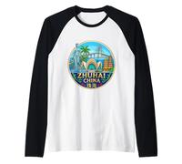 Zhuhai China Travel Souvenir City Gift Raglan Baseball Tee