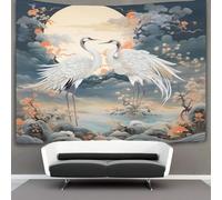 ZHUICHENG 3D Crane Print Wall Blanket Home Decoration Bedding Poster Wall Art Tapestry Tapestries Wall Hanging Soft Polyester for Kids Boys Girls Bedroom Living Room 150cmx200cm