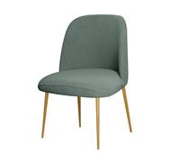 ZHUIYUAN Curved Back Chair Covers For Dining Chairs Set Of 1/2/4/6, Semi Circle Back Dining Room Chair Cover Chair Protector Seat Covers