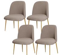 ZHUIYUAN Curved Back Chair Covers For Dining Chairs Set Of 1/2/4/6, Semi Circle Back Dining Room Chair Cover Chair Protector Seat Covers