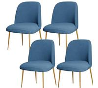 ZHUIYUAN Curved Back Chair Covers For Dining Chairs Set Of 1/2/4/6, Semi Circle Back Dining Room Chair Cover Chair Protector Seat Covers