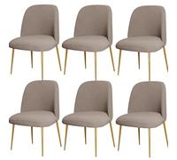 ZHUIYUAN Curved Back Chair Covers For Dining Chairs Set Of 1/2/4/6, Semi Circle Back Dining Room Chair Cover Chair Protector Seat Covers