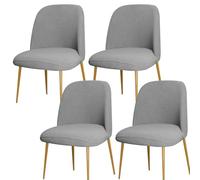 ZHUIYUAN Curved Back Chair Covers For Dining Chairs Set Of 1/2/4/6, Semi Circle Back Dining Room Chair Cover Chair Protector Seat Covers