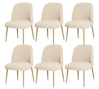 ZHUIYUAN Curved Back Chair Covers For Dining Chairs Set Of 1/2/4/6, Semi Circle Back Dining Room Chair Cover Chair Protector Seat Covers