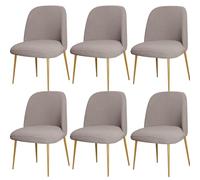 ZHUIYUAN Curved Back Chair Covers For Dining Chairs Set Of 1/2/4/6, Semi Circle Back Dining Room Chair Cover Chair Protector Seat Covers