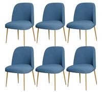 ZHUIYUAN Curved Back Chair Covers For Dining Chairs Set Of 1/2/4/6, Semi Circle Back Dining Room Chair Cover Chair Protector Seat Covers