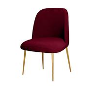 ZHUIYUAN Curved Back Chair Covers - Semi Circle Back Dining Room Chair Protector Set Of 1/2/4/6