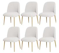 ZHUIYUAN Curved Back Chair Covers - Semi Circle Dining Room Set Of 1/2/4/6, Protector Seat Covers