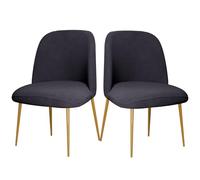 ZHUIYUAN Curved Back Chair Covers - Set of 1/2/4/6, Semi Circle Back Dining Room Chair Protector