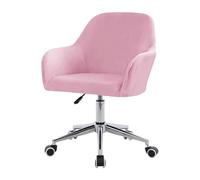 ZHUIYUAN Velvet Office Chair Slipcover with Arms,Cover Chair For Vanity,Modern Office Computer Chair Protector,Stretch Wingback Dining Chair Cover Protector for Home Kitchen Living Room