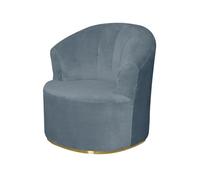 ZHUIYUAN Velvet Swivel Barrel Chair Cover,Stretch Soft Round Club Armchair Slipcover,Round Club Swivel Barrel Chair Cover Single Sofa Cover for Living Room Furniture Protector