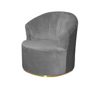 ZHUIYUAN Velvet Swivel Barrel Chair Cover,Stretch Soft Round Club Armchair Slipcover,Round Club Swivel Barrel Chair Cover Single Sofa Cover for Living Room Furniture Protector