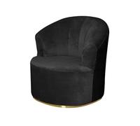 ZHUIYUAN Velvet Swivel Barrel Chair Cover,Stretch Soft Round Club Armchair Slipcover,Round Club Swivel Barrel Chair Cover Single Sofa Cover for Living Room Furniture Protector