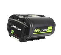 ZHUJIAOF 5.0Ah 40V Battery Replacement for Ryobi 40V Battery， Compatible with Ryobi 40v Lawn Mower Leaf Blower and Other Cordless Power Tools Battery and 40V Charger