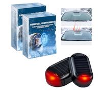 ZHUJIECAO 2pcs Car defroster, Electromagnetic Car Deicer, Antifreeze Snow Removal Device, Window Glass Efficient Window Deicer, Electromagnetic Car Snow Removal Device, Suitable for car snow removal