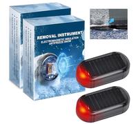 ZHUJIECAO 2PCS Car defroster, Electromagnetic Car Deicer, Electromagnetic snow-melter, Car Interference Antifreeze Instrument, Suitable for winter outdoor parking and long-distance travel