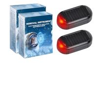 ZHUJIECAO 2PCS Cars Defroster, Electromagnetic Car Deicer, Car interference antifreeze device, Electromagnetic snow-melter, Windshield Defroster, Usb Rechargeable Portable, Deicer for Winter