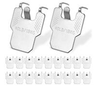 Zhujiehigh 20 Pcs Claw Drywall Picture Hangers, No Nail, 40lb