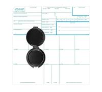 ZHUKEYONG Fingerprint Kit FD-258 Cards, Reusable Ink Pad and Instructions, 11-1-20 Newest Version- 5 Pack