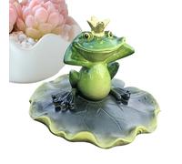 ZHUMCCY Artificial Pond Decor | Floating Frog Sculpture Pond Decor | Resin Art Realistic Animal Ornaments for Housewarming Water Landscape Garden Backyard Shallow Pool