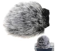 ZHUMCCY Camera Mic Wind Muff, Furry Microphone Wind Cover, Camera Mic Windshield, Reduce Wind Noise, Improve Recording Experience