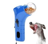 ZHUMCCY Cat Treat Dispenser Toy, Interactive Pet Feeding Toys for Dogs, Catapult Launcher, Blue, Medium Dogs (Puppies & Adults), Outdoor, Training & Playing