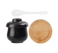 ZHUMCCY Ceramic Stew Pot With Lid,250ml Small PorcelainLeakproof Soup Bowl Stockpot,Egg Custard Maker Stockpot Cookware | for Vegetable Soups Desserts Appetizer Birds Nest