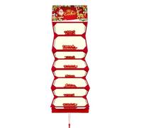 ZHUMCCY Christmas Cash Envelopes,Holiday 10-Slot Booklet Stocking Stuffers,Folding Christmas Money Booklet | for Valentines Birthday Special Event Festive Occasion Mom Dad Friends Family