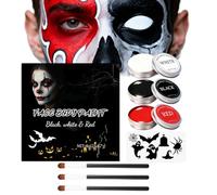 ZHUMCCY Halloween Makeup Kit - Professional Halloween Waterproof - Adult Oil Based Body Painting Set | for Kids Adults Facial Body Skin Masquerade Cosplay Party Carnival Celebration