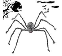ZHUMCCY Halloween Spider Decorations | Haunted House Party Decor - Spooky Holiday Spider Decor 4.92 Ft for Homeowners Event Organizers Party Planners Special Occasion Yard Outdoor