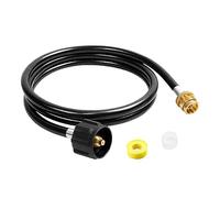 ZHUMCCY Propane Hose,Gas Hose for Propane Grill | 6 Ft Adapter Connectors Parts for Tank Lawn Portable Grills Heater Burner Heating Torch Camping Stove Patio