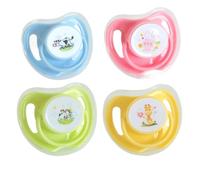 ZHUMCCY Puppy Pacifier, Puppy Pacifiers for Teething - Cute Pattern Silicone Pet Chew Supplies with Dust Cover for Teething Exercise Development Calming