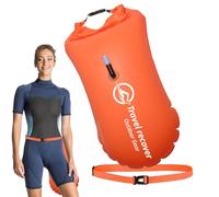 ZHUMCCY Swim Buoy for Open Water | Swim Safety Float and Drybag for Open Water - Tow Float for Safe Training with Adjustable Waist Belt, Inflatable Wet and Dry Separation Buoy for Adults