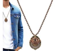 ZHUMCCY Tarot Necklace - Tarot Card Symbol Pendant for Divination - Rotating Divination Jewelry for Enthusiasts Holiday Birthday Women Adults Meditation Daily Spiritual