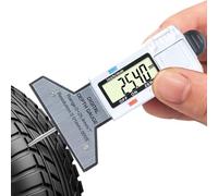 ZHUMCCY Tire Gauge Depth | Tire Thread Gauge - Digital LCD Display Tester with Return Spring 0.01mm Precision for RV Truck Automobile Brake Pad Bike Driver